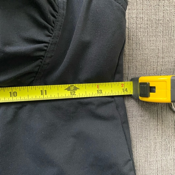 Lands End Swin 6P Tankini Jet Black Top - Picture 8 of 10